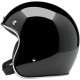 Biltwell Bonanza black gloss jet helmet